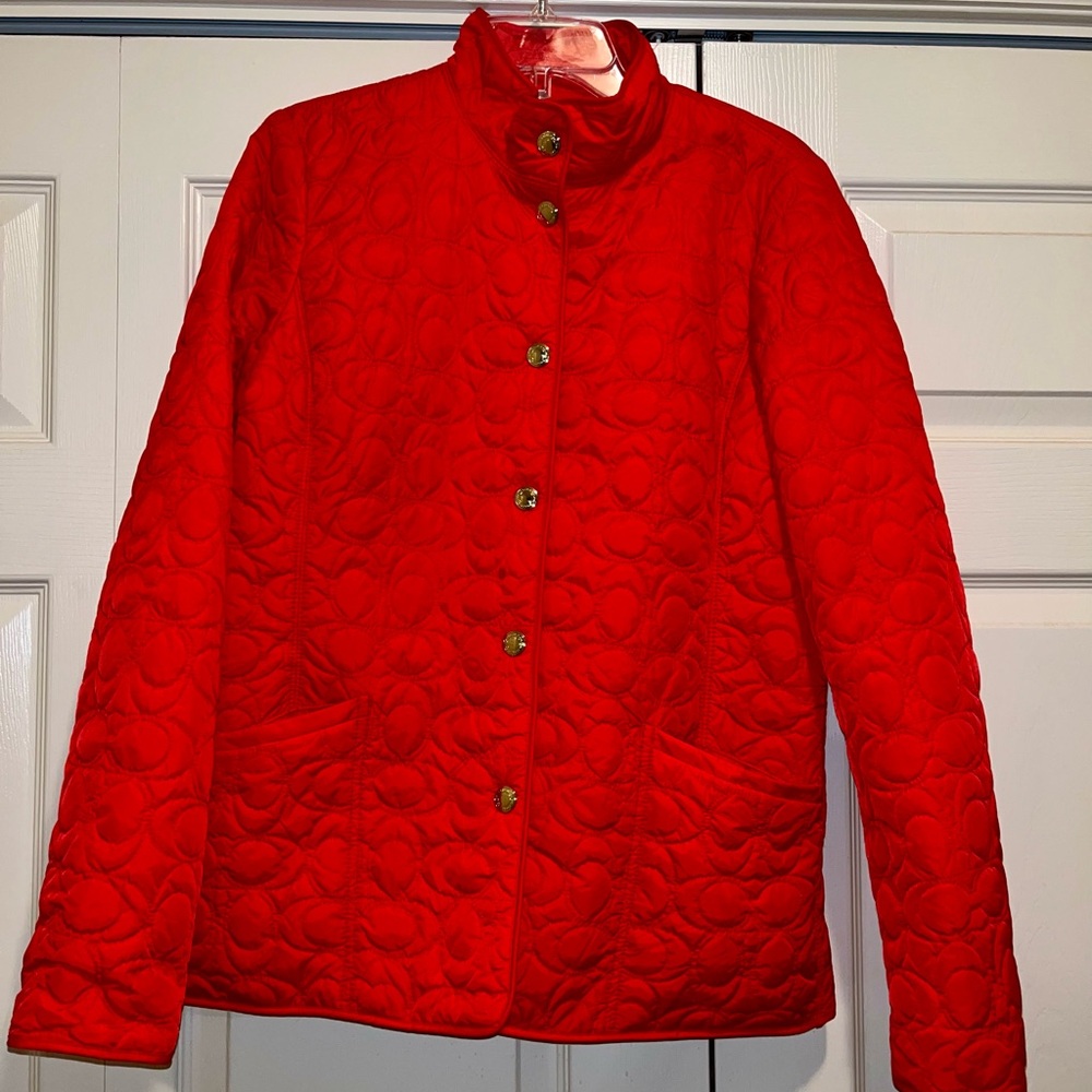 Like New Coach Logo 1941 Women's Quilted Puff Coat